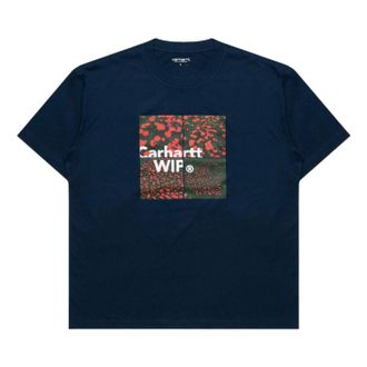 Carhartt Work in Progress Valley Short Sleeve T-Shirt Navy I034657-E7-XX