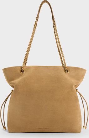 Charles & Keith Arya Braided-Chain Tote Bag