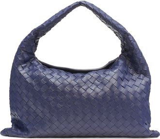 Bottega Veneta Small Hop Intrecciato Leather Hobo Bag in 4527 Duke-M Brass at Nordstrom