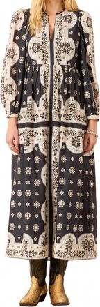 Alix of Bohemia Winifred Bronco Bandana Dress In Black
