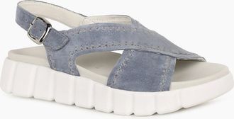 Gabor Womens Tangle Womens Sandal - Grey - Size: 5.5