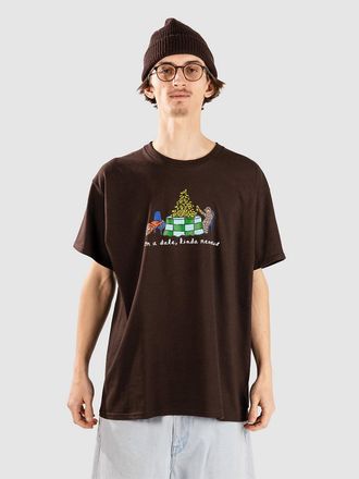 A.Lab Monkey On A Date T-Shirt marrone