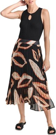 DKNY Chiffon Printed Top