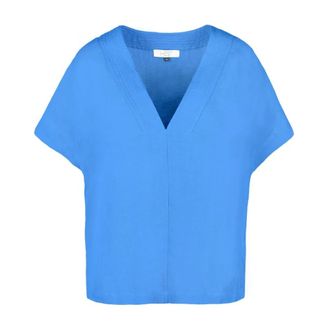 H&eacute;st Simone Top - female - H&Eacute;ST - Blouses - Blue - 2XL - Blouses & Shirts
