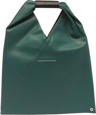 Maison Margiela Womens Mm6 Japanese Tote Green Polyester Polyurethane