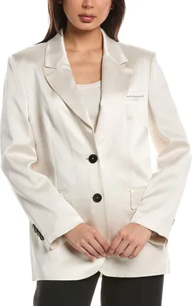 PESERICO Satin Blazer