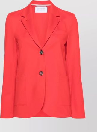 Harris Wharf London single-breasted blazer with chest welt pocket