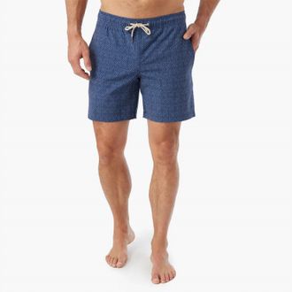 Fair Harbor The Bayberry Trunk - 7 In Navy Shibori