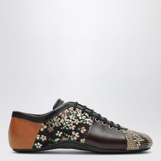 Dries Van Noten Sneaker ballerina in pelle patchwork