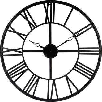 Atmosphera Atmosphera - Orologio Vintage In Metallo Nero D70cm Cr&eacute;ateur DInt&eacute;rieur