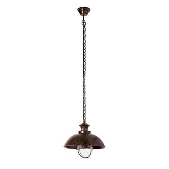 Sulion Colgante Vintage 1xE27 Metal Marr&oacute;n &Oacute;xido