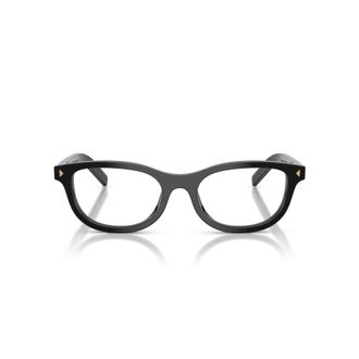 Prada 0pr D01vu Rectangular Black Acetate Eyeglasses