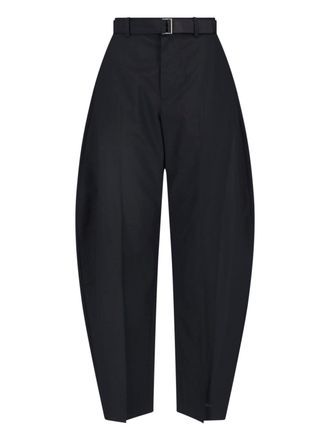 sacai High-Waisted Tailored Pants with Structured Silhouette