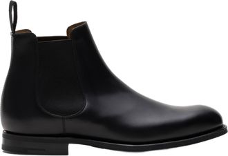Churchs Black Leather Chelsea Boots With Polished Finish