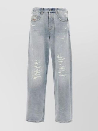 Diesel denim straight-leg jeans