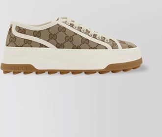 Gucci canvas low-top sneakers