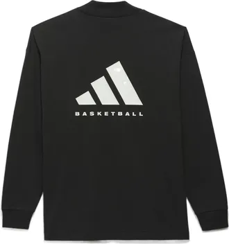 adidas Basketball Long-Sleeve Top Black IJ5554