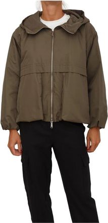 Marella Imbottito corto - Dames - Zomerjassen - Groen - 2XS - Katoen - Jassen