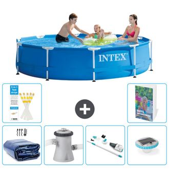 Intex Piscina Con Estructura Redonda - 305x76 Cm - 7-piezas S81