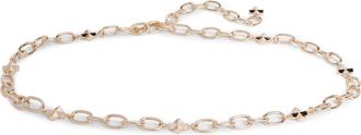 Kate Spade New York spade charm chain belt in Polished Gold at Nordstrom Rack, Size Large/x-Large