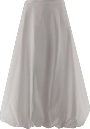 By Malene Birger balloon A-line skirt - White
