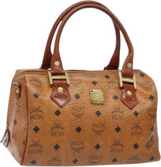 MCM Pre-owned Handbags, female, Brown, Size: ONE SIZE Pre-owned Hand Bag