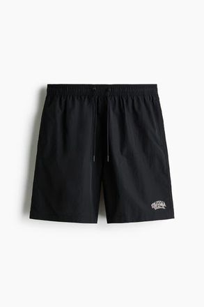 H&M Long Swim Shorts in Black at Nordstrom, Size X-Large