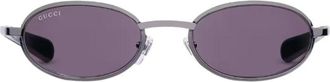 Gucci Gg 1942S Zonnebril - Heren - Zonnebrillen - Grijs - ONE Size - Nylon - Accessoires