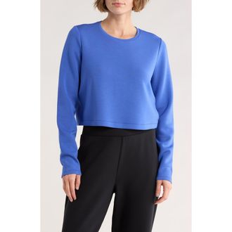 Spanx Long Sleeve Knit T-Shirt in Cosmo at Nordstrom Rack, Size X-Small