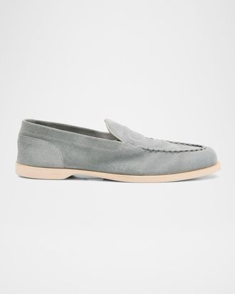 John Lobb Men & apos;s Pace Suede Loafers