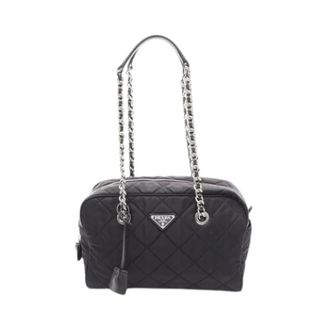 Prada Pre-owned Shoulder Bags, female, Black, Size: ONE SIZE Pre-owned Vintage Shoulder Bag