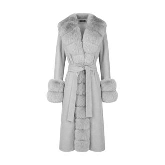 Loro Piana Jassen, Dames, Grijs, XS, Wol, Jassen