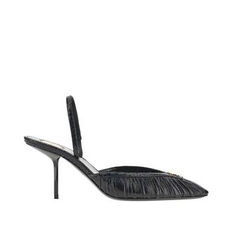 Saint Laurent Folie leather slingback pumps Woman 36