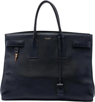 Saint Laurent Pre-owned Large Sac de Jour - Dames - Vintage Shopper - Zwart - ONE Size - Leer - Vintage