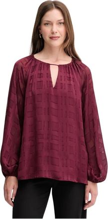 Joseph Ribkoff Blouses & Shirts > Blouses - Dames - Blouses - Rood - XL - Overhemden