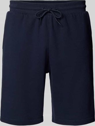 Napapijri Regular Fit Sweatshorts mit elastischem Bund Modell NALIS in Marine, Gr&ouml;&szlig;e L