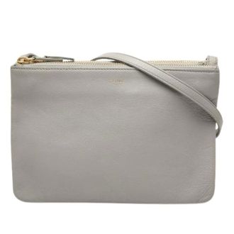 Celine Pre-owned Trio Crossbody Bag - - Pre-owned - Donna - Grigio - ONE SIZE
