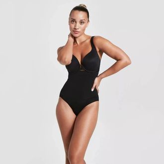 Spanx Assets By Spanx Women Black Stretch Remarkable Results Control Briefs SGN1710