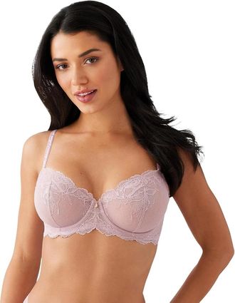 Wacoal Vivid Attraction Underwire Bra Womens Woodrose Full Coverage GBO1001