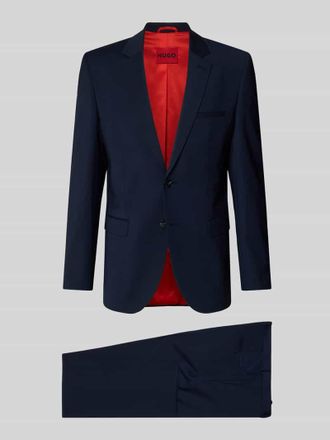 HUGO BOSS Super Slim Fit Anzug aus Woll-Mix Modell ARTI/HESTEN in Marine, Gr&ouml;&szlig;e 102