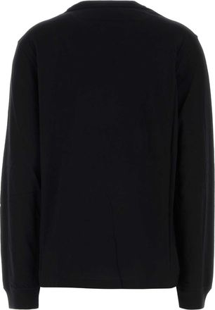 Valentino Garavani Womens Black Cotton T-Shirt Nero T-shirts And Polos