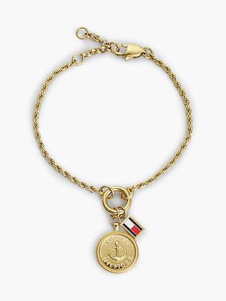 Tommy Hilfiger Pulsera de cadena con colgantes n&aacute;uticos