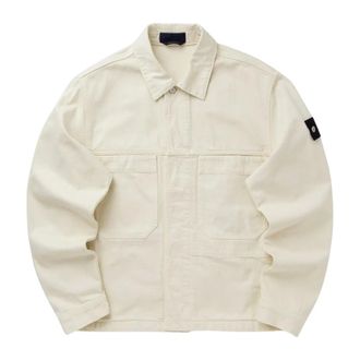 Stone Island Coats Ivory - male - Stone Island - Light Jackets - Beige - L - Jackets