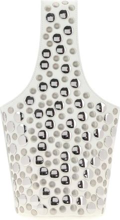 Khaite Tassen, Dames, Wit, ONE Size, Leer, Livia Handbag