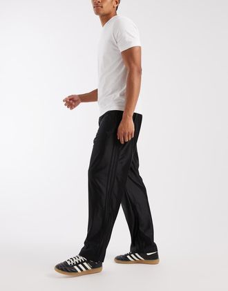 adidas Originals Firebird - Pantaloni sportivi neri metallizzati-Nero