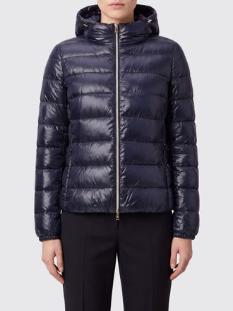 Herno Slim Fit Waterproof Nylon Down Jacket with Hood and Metal Zip