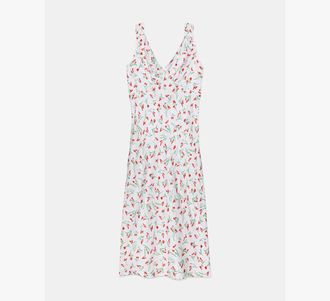 Kate Spade New York Vibrant Buds Midi Slip Dress