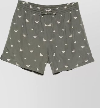 Emporio Armani swim shorts rear welt pocket side slits