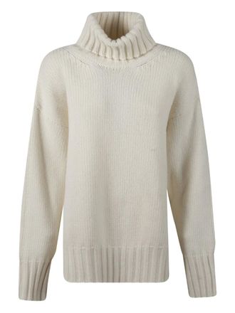 Jucca roll-neck sweater - White