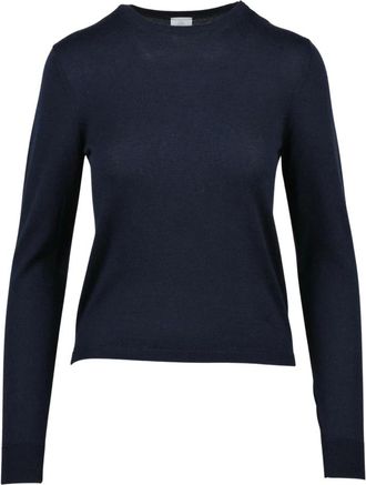 Eleventy Sottogiacca Girocollo - Dames - Truien - Blauw - Maat: XS Zijde